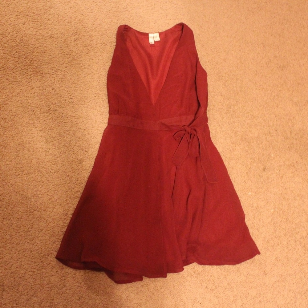 Wine Colored Dress